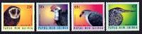 Birds - Mint Set of 4 Stamps Papua New Guinea, 1998